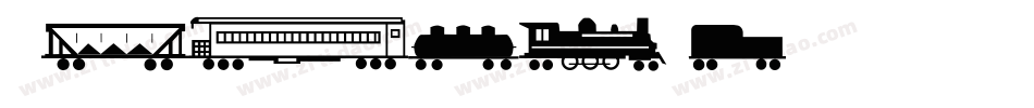 Whole trains字体转换